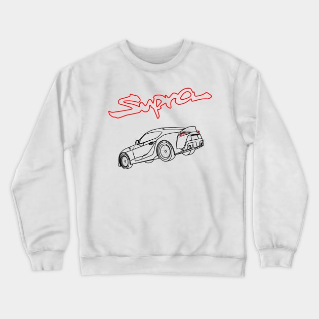 Supra GR Crewneck Sweatshirt by CrimsonsDesign